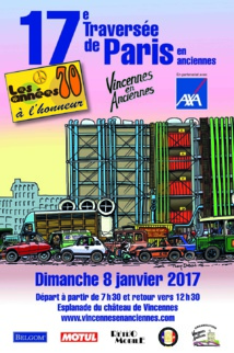 17e traversée de Paris en Anciennes
