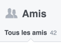 Amis sur Facebook. Amis sur Facebook.