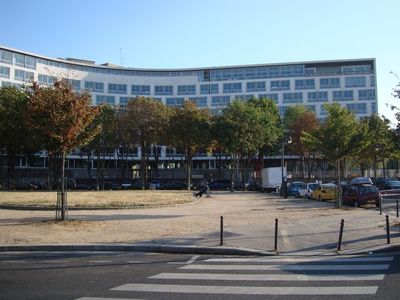 Le siège de l'UNESCO à Paris, 7 place de Fontenoy dans le 7ème arrondissement.