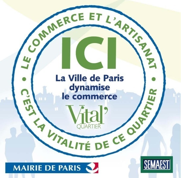 Le label des commerces installés grâce à la mission Vital Quartier