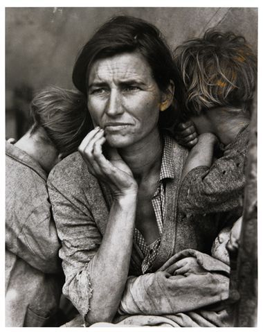 (c) Dorothea Lange, Migrant Mother 1936 - Association Fonds Giov-Anna Piras (c) Dorothea Lange, Migrant Mother 1936 - Association Fonds Giov-Anna Piras