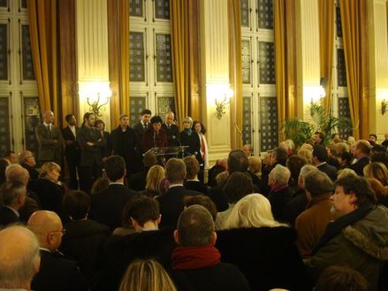 Les élus du 4ème assistent aux voeux du maire