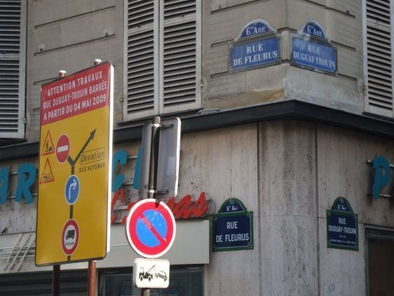 1er mai 2009 : Annonce des travaux sur la voie publique