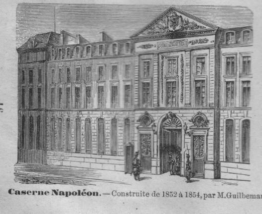 (c) Letime.net : la caserne Napoléon située place Baudoyer