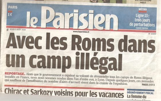 La Une du Parisien du 5 août