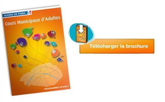 (c) Paris.fr : cours municipaux pour adultes (c) Paris.fr : cours municipaux pour adultes