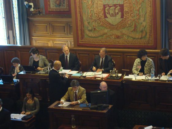 Le conseil de Paris du 18 octobre 2010
