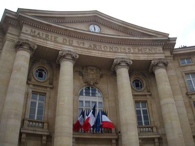 Mairie du 5e arrondissement de Paris, place du Panthéon.
