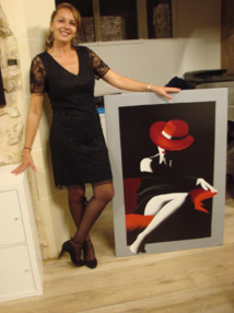 Safia Bollini : une artiste qui célèbre la Femme et le Vin