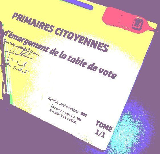 9 - 16 octobre 2011 : Primaires socialistes à Paris pour 2012.