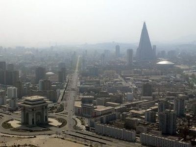 Tour à Pyong-Yang.