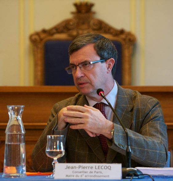 Jean-PIerre Lecoq, maire du 6e arrondissement - Photo : Stan sniper-press.com