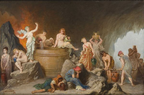 Lot 72 : Auguste Barthélemy Glaize (1807-1893)  Le Tonneau des Danaïdes (c) Etude Digard.