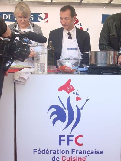 François Dagnaud et Marie-Catherine Gaillard de la direction du développement économique de la Ville de Paris - Photo : VD.