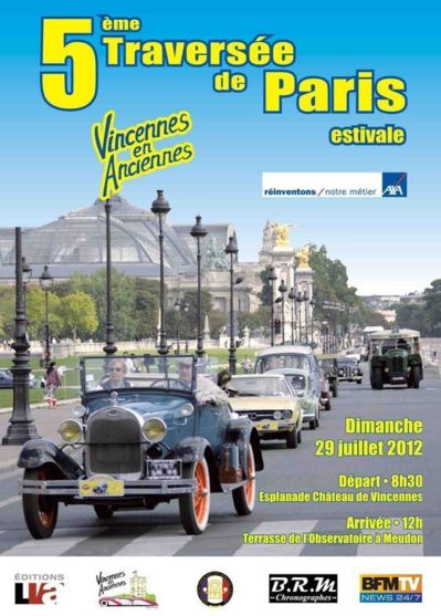 29 juillet 2012 : 5e Traversée de Paris estivale
