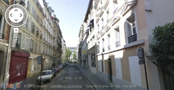 Rue Dautancourt © Google View.