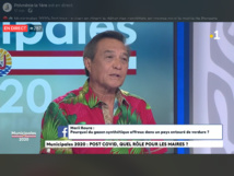 question via Facebook lors du débat télévisé avant le 2e tour des municipales à Papeete le lundi 22 juin @ capture d’écran Polynésiela1ère.