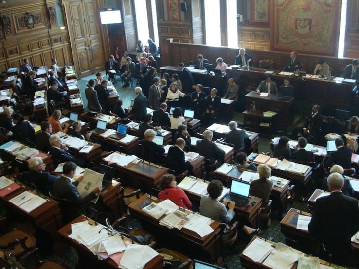 Précédente séance du conseil de Paris les 24 et 25 septembre 2012 - Photo : VD.