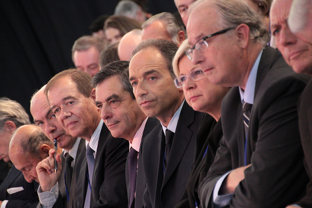 François Fillon et Jean-François Copé lors des Journée des Parlementaires le 27 septembre 2012 à Marcq-en-Barœul (59) - Crédit Photo : UMP.