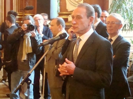 Voeux de Bertrand Delanoë à la presse - Photo : VD.