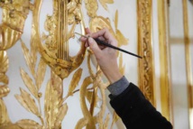 Restoration in the Salon de Compagnie of the Hotel d'Uzès ©Antoine Mercusot Restoration in the Salon de Compagnie of the Hotel d'Uzès ©Antoine Mercusot