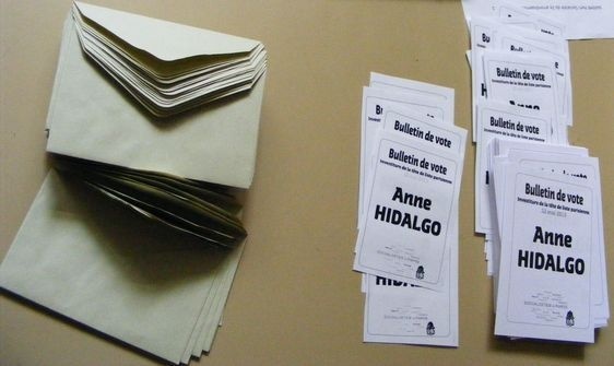 Les résultats du vote d'investiture d'Anne Hidalgo dans le XIe arrondissement