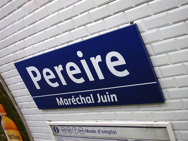 Metro de Paris - Ligne 3 - Pereire 02 by Clicsouris - Self-photographed. License sousCreative Commons via Wikimedia Commons - commons.wikimedia.org Metro de Paris - Ligne 3 - Pereire 02 by Clicsouris - Self-photographed. License sousCreative Commons via Wikimedia Commons - commons.wikimedia.org