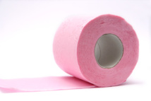 Rouleau de papier toilette rose © Vely - Fotolia.com