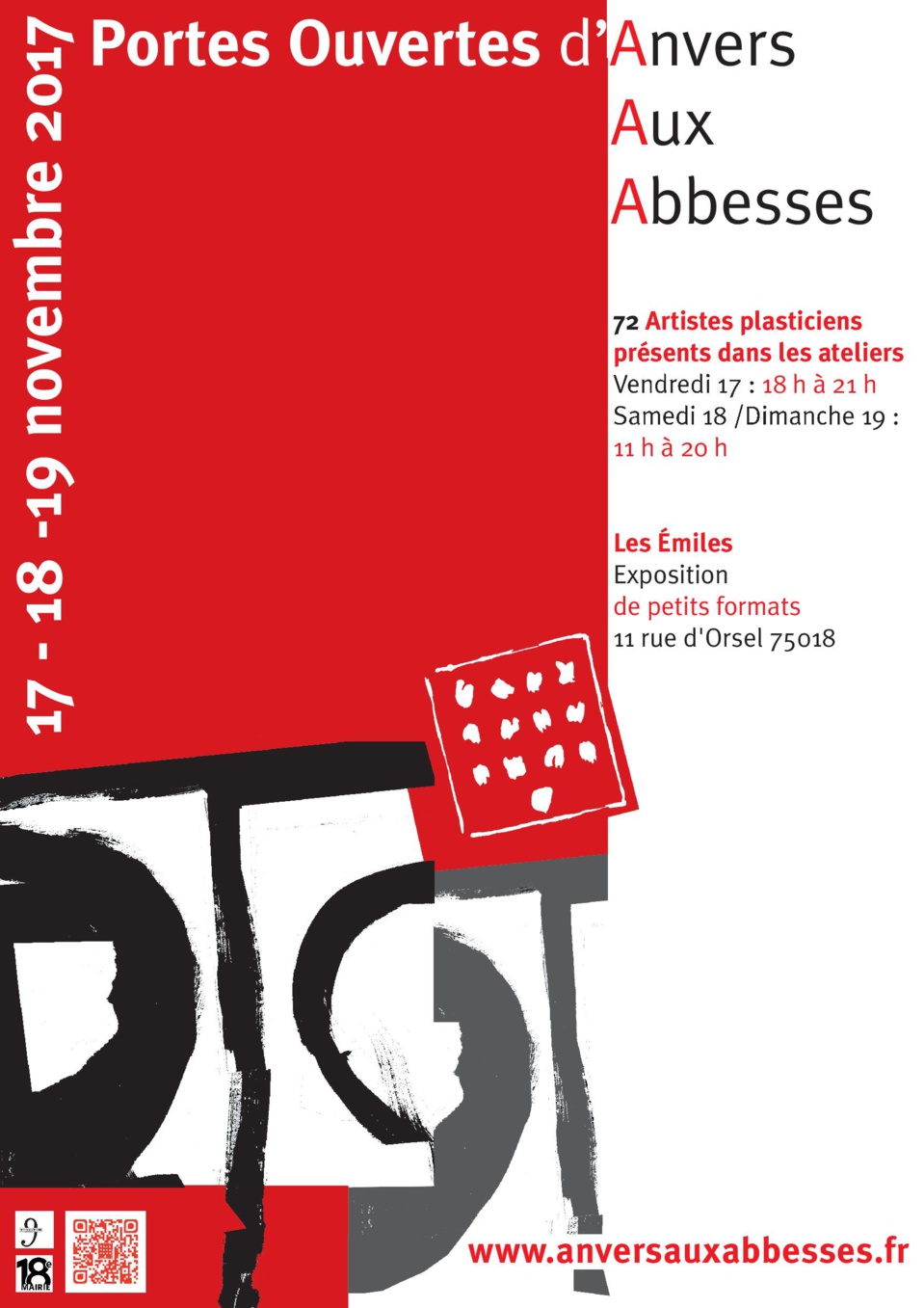 Du 17 au 19 novembre, 22e Portes ouvertes d'Anvers aux Abbesses