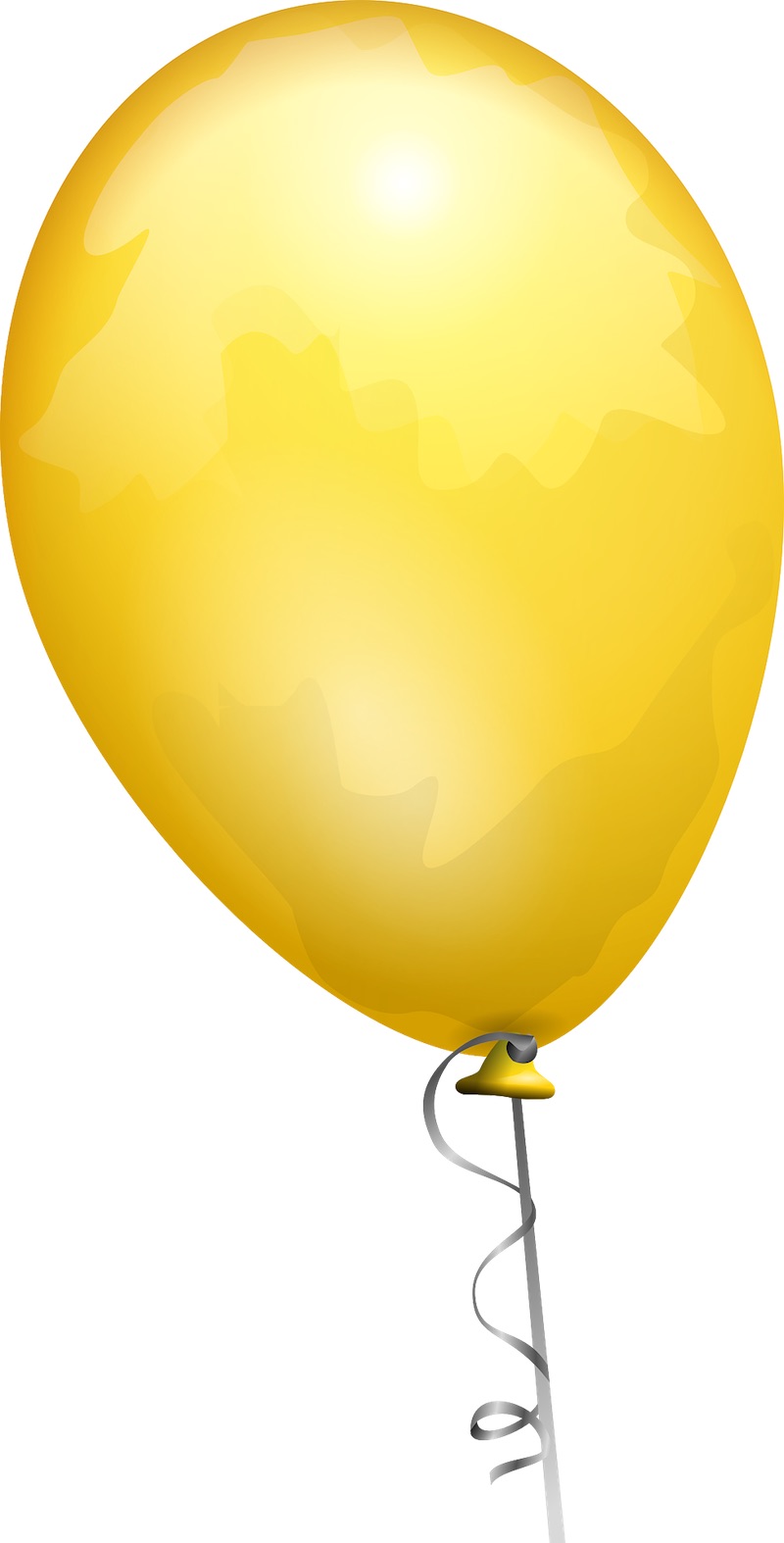 Les ballons jaunes éclatés par les forces de l'ordre avant le début du défilé du 14 juillet sur les Champs-Elysées.