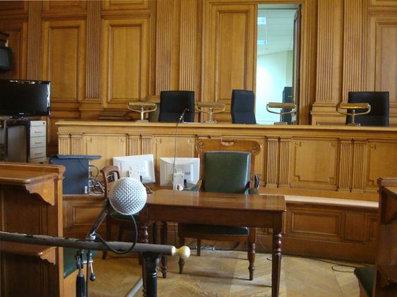 Salle d'audience de la chambre de la presse - Photo : VD.
