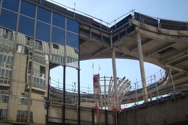 Un trou dans le ciel - Les Halles en 2011 - Crédit : VD.