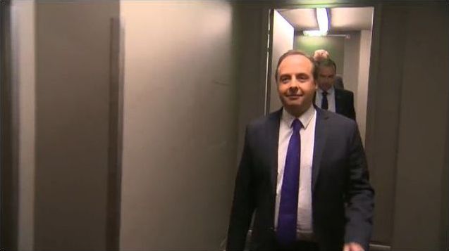 Arrivée de Jean-Christophe Lagarde © Capture d'écran congrès de l'UDI.