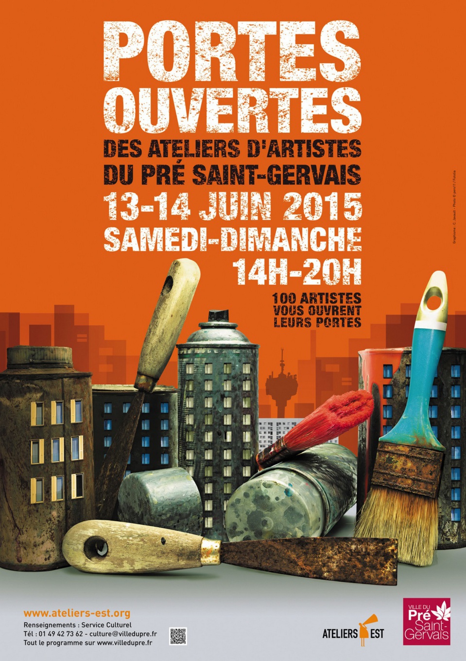 Portes Ouvertes des Ateliers d’Artistes du Pré Saint-Gervais - ATELIERS-EST
