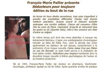 10 janvier 2012 : Jean-François Pailler fait son mardi littéraire