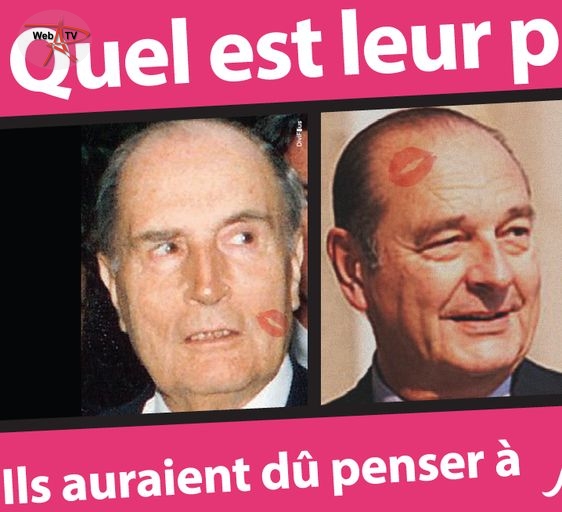 L'image de 2 des 4 derniers présidents de la République Française est utilisée pour une campagne de publicité (c) Ashley Madison.com L'image de 2 des 4 derniers présidents de la République Française est utilisée pour une campagne de publicité (c) Ashley Madison.com